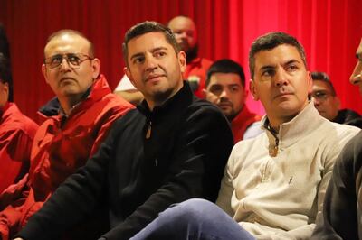 Erico Galeano, Pedro Alliana y Santiago Peña.