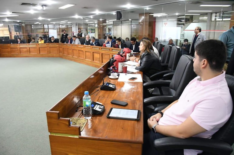 Pleno de la Junta Municipal de Asunción en la sesión ordinaria de hoy miércoles 29 de abril de 2026.