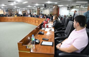 Pleno de la Junta Municipal de Asunción en la sesión ordinaria de hoy miércoles 29 de abril de 2026.
