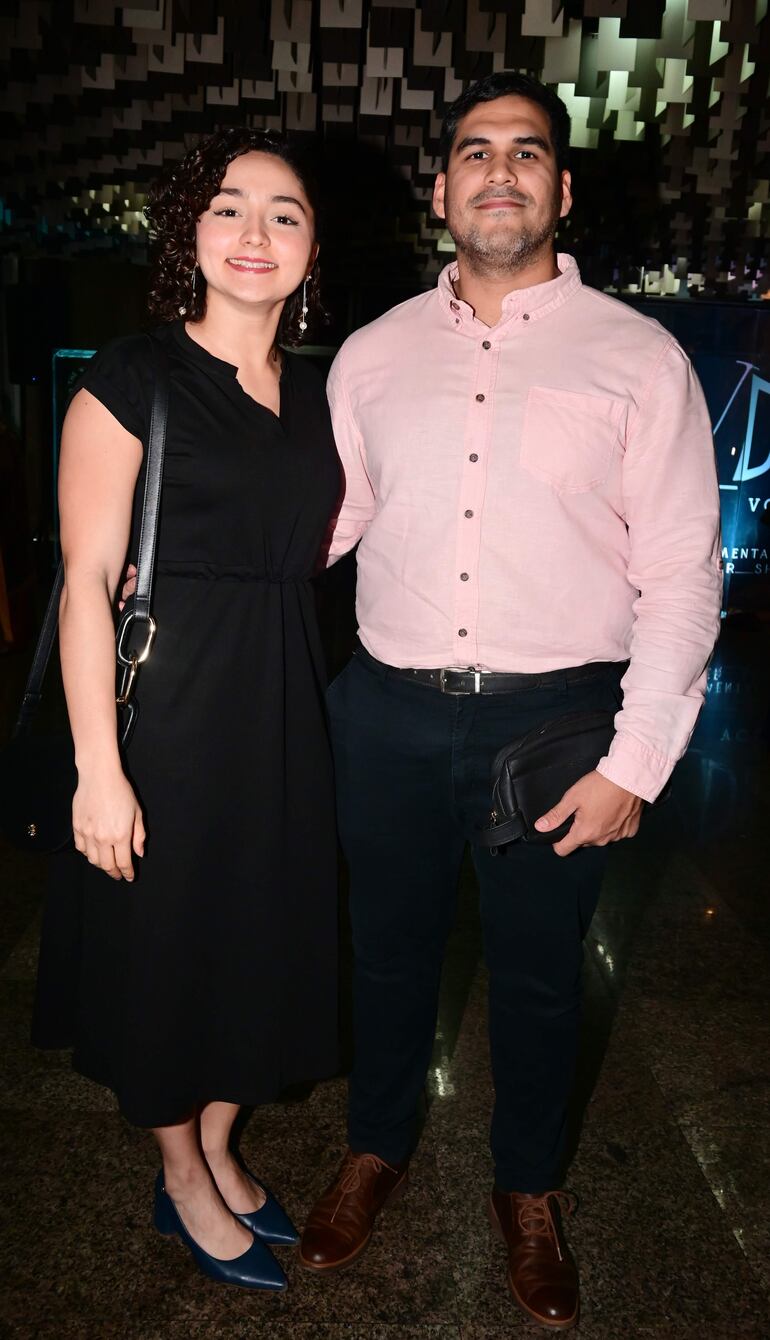 Alejandra Samaniego y Jorge García.