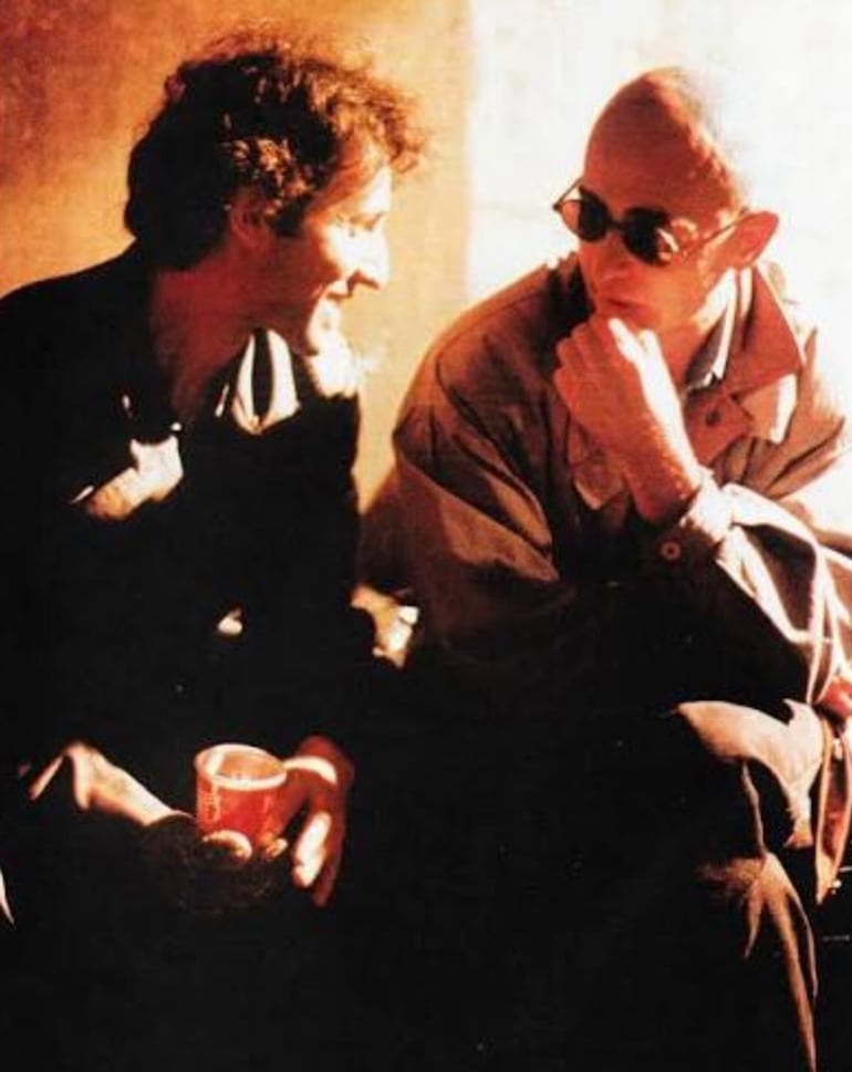Carlos Alberto Indio Solari junto Skay Beilinson. (Instagram/Skay Beilinson)