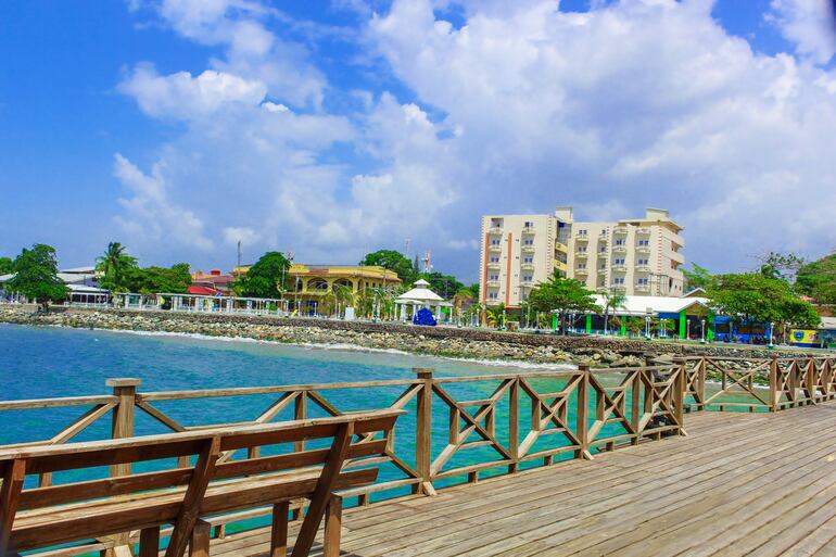 La Ceiba, Cayos Cochinos, Honduras.