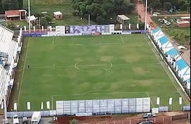 El estadio La Fortaleza de Villeta albergará este domingo el partido entre Ameliano y Trinidense. Archivo