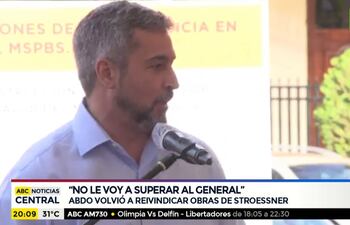 Mario Abdo: "No le voy a superar al General Stroessner"