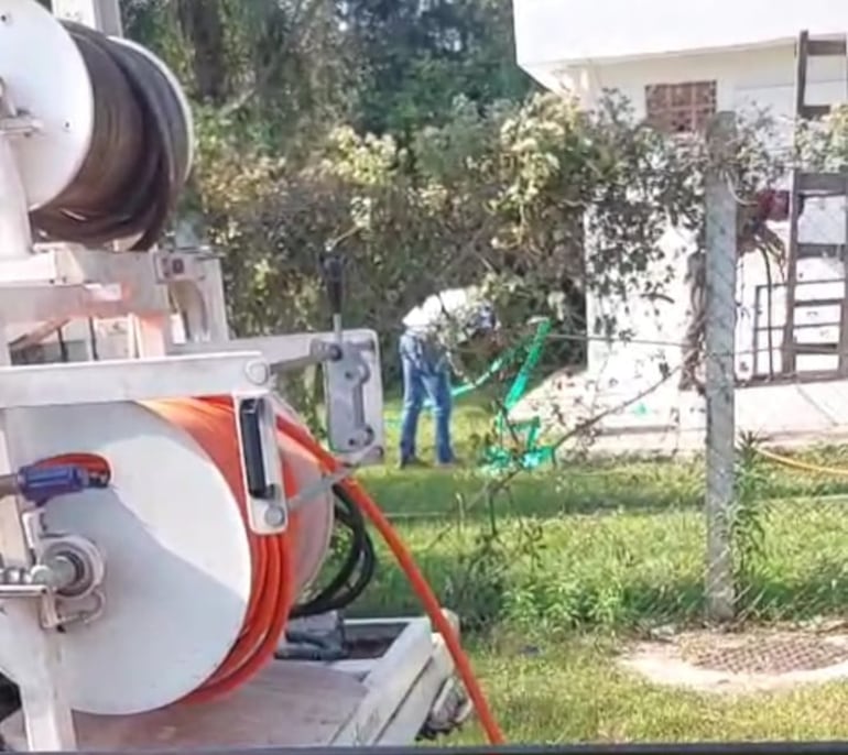 Planta de tratamiento podría estar contaminando el arroyo Piro’y con agua servida.