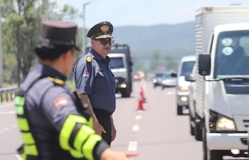 La Patrulla Caminera realiza controles aleatorios.