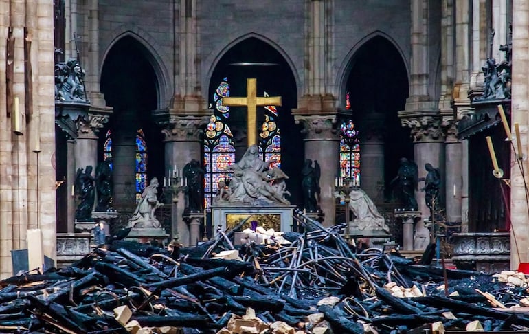 En 2019, un gran incendio afectó la Catedral de Notre Dame.