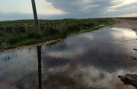 Los caminos rurales de Ñeembucú están intransitable.