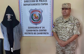 Hombre detenido en Cambyretá.