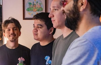 Integrantes de la banda Niño Kalimba.