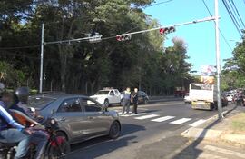 Último semáforo habilitado en Asunción: Mariscal López y Pitiantuta.