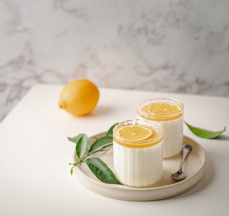 Panna cotta, postre italiano.