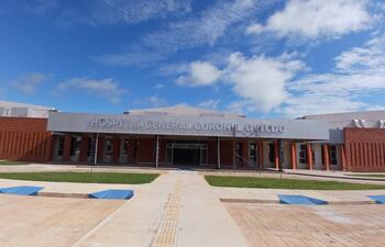 Hospital General de Coronel Oviedo, en su última etapa de culminación.