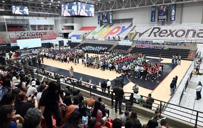 Una gran movilización deportiva se vivió en el certamen inaugural de los Juegos Universitarios en el estadio SND Arena.