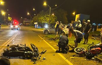 Video: Hombre falleció en colisión frontal entre motocicletas en Tomás Romero Pereira.