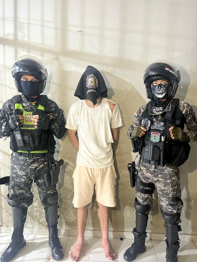 Detienen a presuntos miembros del clan Rotela y uno resulta herido