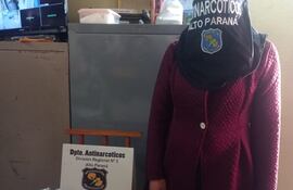 Liz Gabriela Fernández, detenida.