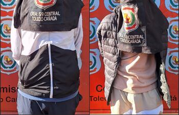 Detienen a dos jóvenes tras robo de celular en Capiatá.