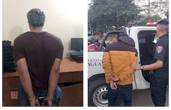 Detienen en San Antonio a dos sospechosos tras asalto y persecución desde Capiatá