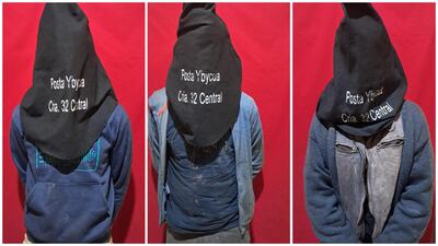 Tres presuntos autores de hurto agravado en peluquería de Capiatá son detenidos.