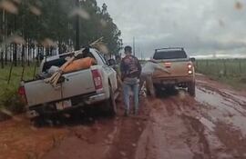Los colonos de las diferentes comunidades siguen sufriendo las consecuencias del mal estado de los caminos rurales de la zona