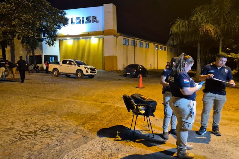 La agroexportadora Algisa de Coronel Bogado, Itapúa, atacada el 10 de febrero de 2026.