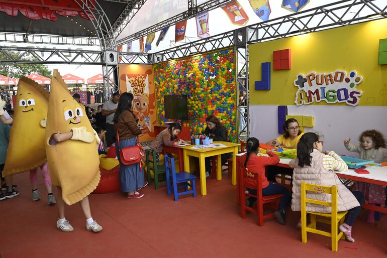 Zona infantil del Pulp Empanada Fest 2025. 