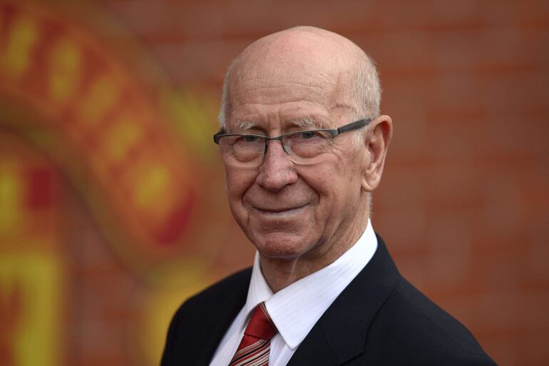 Bobby Charlton, una leyenda del Manchester United. 