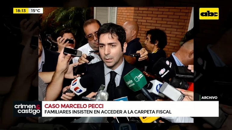 Video: familia de Marcelo Pecci insiste en acceder a la carpeta fiscal ...