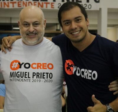Paraguayo Cubas se unió a Miguel Prieto para las elecciones del 9 de noviembre.