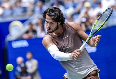 El tenista español Carlos Alcaraz Garfia (23 años) retorna al juego tras 139 días de ausencia en el circuito y lo hizo con triunfo en su estreno en el US Open.