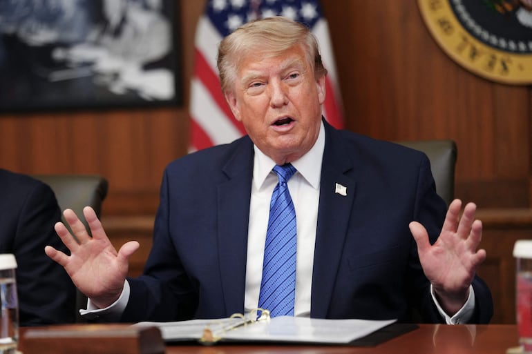 Donald Trump, presidente de los Estados Unidos.