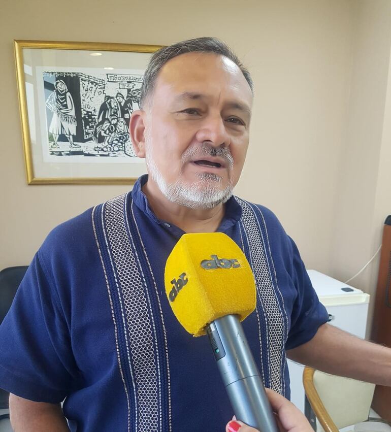 Sixto Pereira, presidente del Frente Guasu.