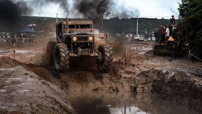 El piloto Omar Texeira, de Santa Rita, se destacó el domingo con su Toyota #419.
