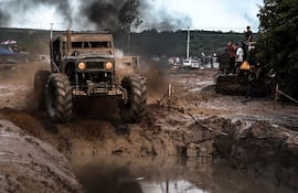 El piloto Omar Texeira, de Santa Rita, se destacó el domingo con su Toyota #419.