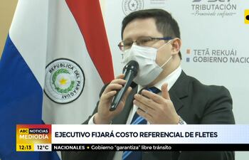 Ejecutivo fijará costo referencial de fletes