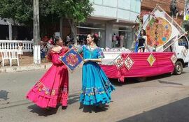Suspenden el desfile de carrozas de Itauguá por el mal tiempo.