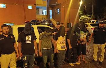 Los cinco detenidos por la presunta trata de personas con fines de explotación laboral