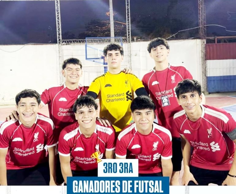 Los campeones del futsal FIFA del 3° 3ª.