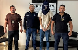 El joven fue detenido y derivado al calabozo de la Dirección de Policía de Alto Paraná.