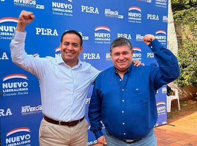 Ricardo Estigarribia y Alcides Riveros.