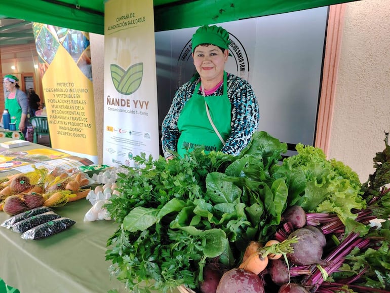Las mujeres fueron capacitadas en producción agrícola y comercialización.
