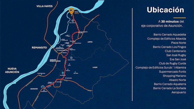 El crecimiento de Limpio y la expansión del Distrito Norte potencian las perspectivas de valorización de la tierra en esta zona del área metropolitana.