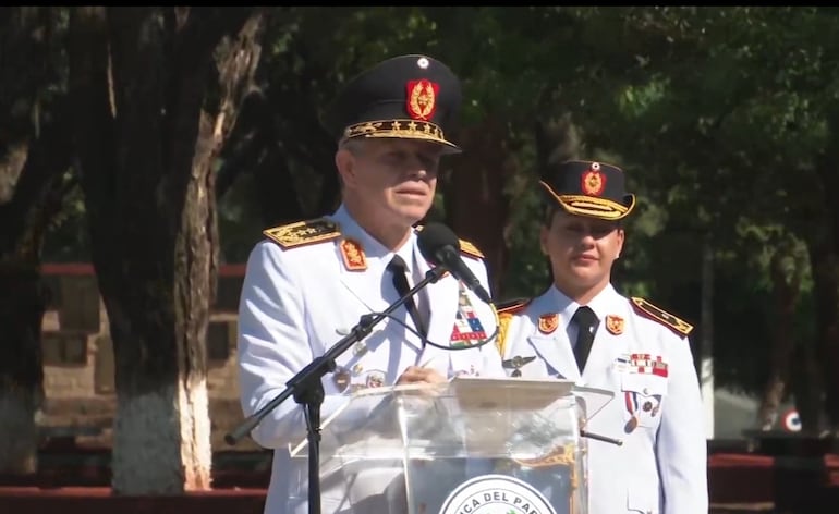 Comisario general comandante, Carlos Benítez, viceministro de Seguridad Interna