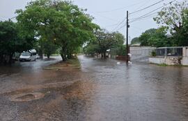 El temporal previsto afectará inicialmente en Presidente Hayes esta mañana.