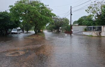 El temporal previsto afectará inicialmente en Presidente Hayes esta mañana.