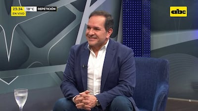 El precandidato a la Intendencia de Asunción por la disidencia colorada, Arnaldo Samaniego