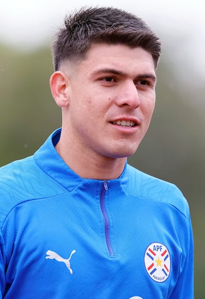 Lucas Ramón Romero (23 años), futbolista de Recoleta y nuevo integrante de la selección paraguaya.