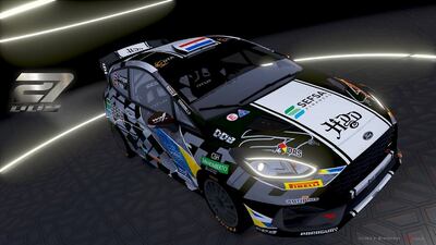 Así presentó en sus redes sociales Diego Domínguez Bejarano el Livery del Ford Fiesta Rally3.