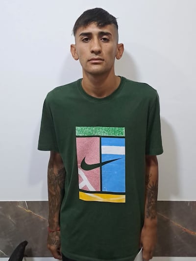 Víctor David Peralta Arrúa, supuesto autor del asalto a la joyería Vip Joyas de Luque.